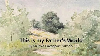 This Is My Father's World (Accompaniment Track) - No Vocals