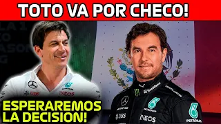 ABIERTA LA OPORTUNIDAD de CHECO a MERCEDES!! TOTO ESPERA AL PILOTO de RED BULL!! GP IMOLA 2024 F1