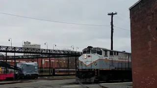 Part 1 Delaware and Lackawanna and NJC doing switching at Steamtown in Scranton Pennsylvania 5/1/19