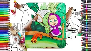 How to Masha and the Bear(Маша и Медведь) Coloring & Drawing: Masha and the Bear Color Book for KIDS