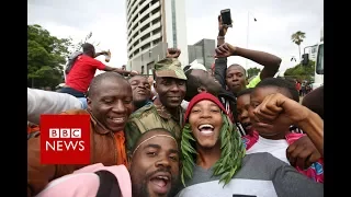 Zimbabwe crisis: 'People sense Robert Mugabe is gone' - BBC News
