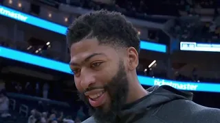 Anthony Davis | Postgame interview Lakers vs Warriors  | 2019/2020 Previews NBA