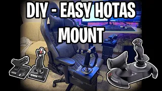 DIY Hotas Mount For Gaming Chair  - SAVING MONEY