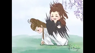 how xianxian attracted  lan Zhan.  Everyday mean Everyday 🤣#BJYXSZD ❤💚🦁🐰