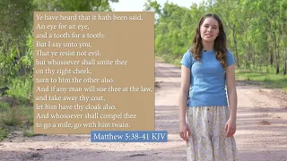 How to sing Matthew 5:38-41 KJV - An eye for an eye and a tooth for a tooth | Musical Memory Verses