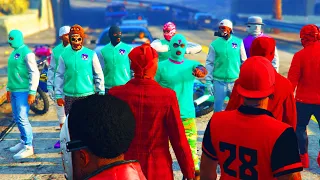 GTA 5 Online: KSG Vs Bloods Multiplayer Showdown gta 5 gameplay