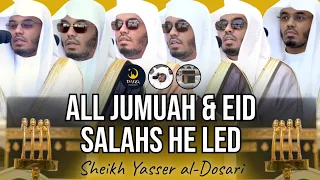 All Jumuah & Eid Salahs led by Sheikh Yasser al-Dosari at Masjid Al-Haram | #ياسر_الدوسري