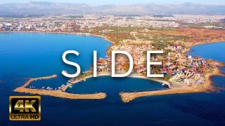 Ancient city of Side , Turkey 🇹🇷 by Drone  4K