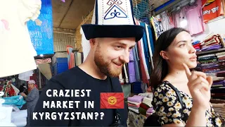 Crazy Osh Bazaar in Bishkek, Kyrgyzstan 🇰🇬