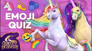 GUESS THE UNICORN! 🦄 | Unicorn Academy Emoji Quiz 🏆 | Games for Kids