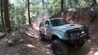 Trail Riding at Uwharrie 3rd Gen 4Runners