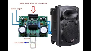 Amplificador placa montada 100W TDA7293 - Amplifier PCB