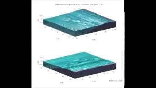 Tsunami wave breaking on a 3D reef