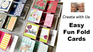 Fancy Accordion Fun Fold Cards/10 Amazing Cards to Inspire You