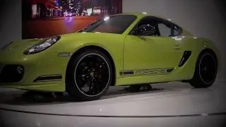 In depth look at the 2011 Porsche Cayman R at the L.A. Auto Show