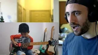 Abim Finger - Dream Theater - Best of Time Guitar Cover AMERICAN REACTION