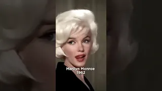 Marilyn Monroe In 1952 / In 1962