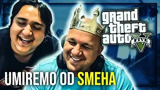 POKIDALI SMO SE OD SMEHA ! Grand Theft Auto V - Lude Trke w/Cale