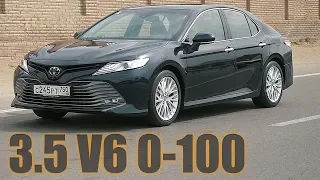 TOYOTA CAMRY 3.5 2018 ТЕСТ ДРАЙВ / РАЗГОН 0-100 /СРАВНЕНИЕ С 2.5 и 2.0