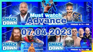 WWE SmackDown 07 April (Advance) 2023 Full Highlights HD - WWE Friday Night SmackDown Pre Show