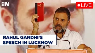 Rahul Gandhi LIVE: Congress Leader Addresses 'Rashtriya Samvidhan Sammelan' in Lucknow