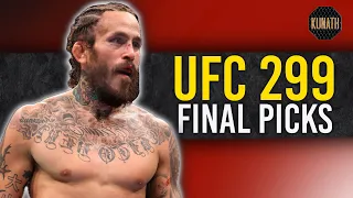 UFC 299 PICKS | DRAFTKINGS UFC PICKS