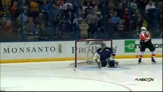 Full Shootout 1-0 Philadelpia Flyers vs St. Louis Blues 4/1/14 NHL Hockey.