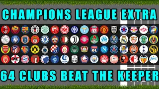 Champions League Extra 64 Clubs Beat The Keeper Marble Race / Marble Race King