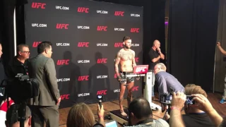 UFC 207: CODY GARBRANDT WEIGH IN