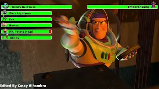 Utility Belt Buzz & the Gang vs. Emperor Zurg with healthbars