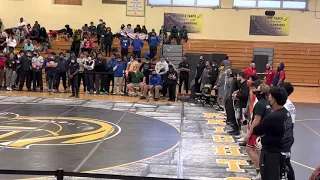 Ryan 2021 varsity wrestling Uniondale tournament finals lineup