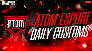 ATOM esport daily paid scrims || REGISTRATION through WHATSAPP ll#bgmi #bgmiindia