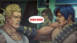 Contra Operation Galuga Full Game Hard Mode COOP