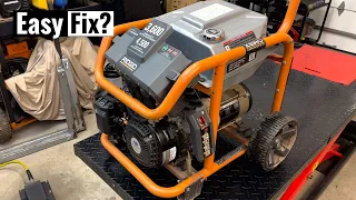 Neglected Ridgid Generator Will Not Start