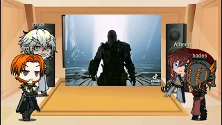 Greek gods react to kratos and his future