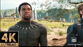 All Black Panther Badass Moments!! [4K 60FPS]| FULLSCREEN | Movieclips