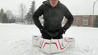 How to butterfly push hockey goalie tips and tricks