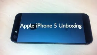 Apple iPhone 5 Unboxing (Black 16GB Early and First UK unboxing)