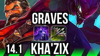 GRAVES vs KHA'ZIX (JNG) | Rank 4 Graves, 8/1/9, Rank 11 | NA Challenger | 14.1