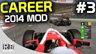 F1 2013 Game: F1 2014 Mod Career Mode Part 3 - China (Gameplay PC)