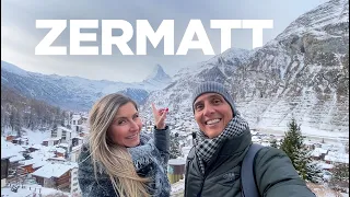 Finalmente fomos conhecer ZERMATT, na SUÍÇA, onde fica a famosa montanha MATTERHORN!🇨🇭