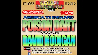 POISON DART CLASH DAVID RODIGAN LIVE IN A ORLANDO FL  1 -2-98