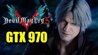 Devil May Cry 5 GTX 970 OC | 1080p Maxed Out | FRAME-RATE TEST