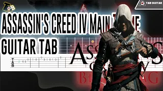 ASSASSIN'S CREED IV: BLACK FLAG Main Theme Guitar Tab Tutorial