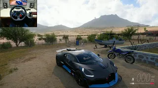 Bugatti Divo - Forza Horizon5 | Logitech g29 gameplay