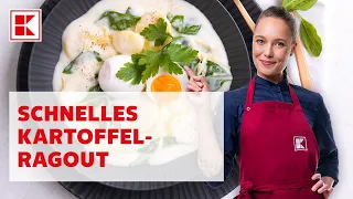 Kartoffelragout mit perfektem wachsweichem Ei! I Verena kocht I Kaufland