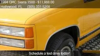 1994 GMC Sierra 1500 SLE for sale in Hollywood, FL 33020 at