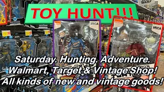 Toy Hunt! Saturday Hunt Hitting Walmart, Target & a Vintage Shop! Hunting for Deals & Foot Soldiers!