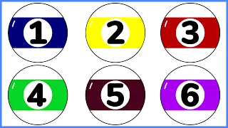 1 to 10 Number Balls | 123 Numbers Song | Number Names | Counting For Kids | Learn to Count Video