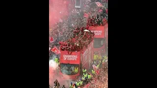 Liverpool Champions League Trophy Parade 2019 (From All Player who Celebrate)